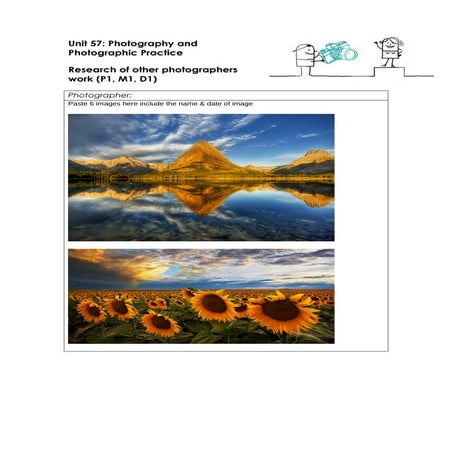 Task 1 work sheet 2 landscape