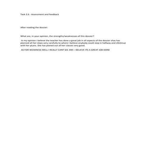 Unit 4 student evaluation and feedback | PPTX