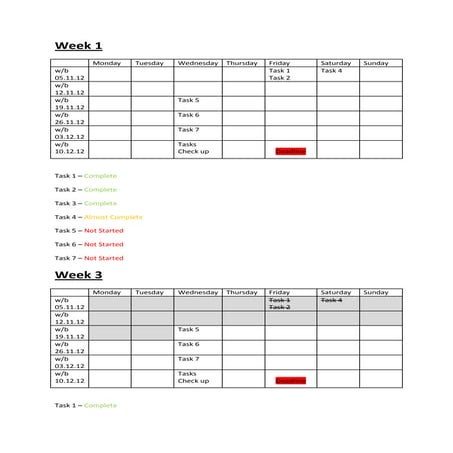 Task 2   schedule all