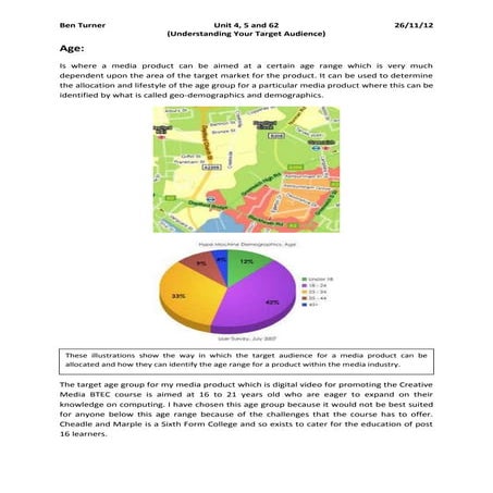 Task 2a   research on understanding your target audience