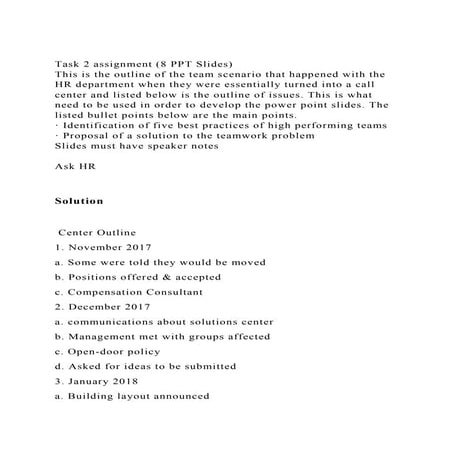 Task 2 assignment (8 PPT Slides)This is the outline of the team .docx