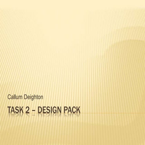 Task 2 – Design Pack
