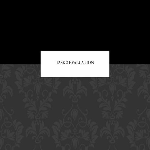 Task 2 Evaluation