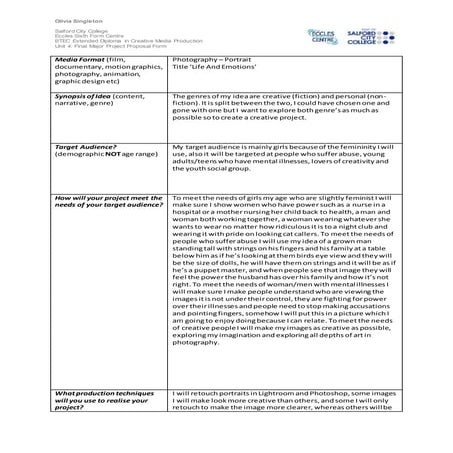Project proposal form | DOC