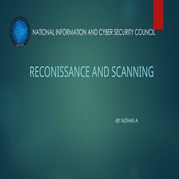 Introduction to Footprinting and Reconnaissance in Ethical Hacking ...