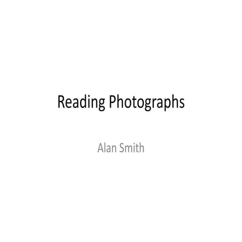 Reading Photography