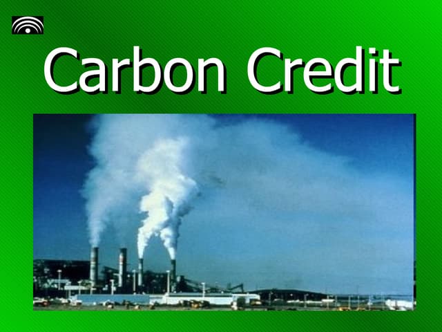 Carbon Credit - Main Aspects