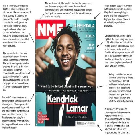 Task 3c Double Page Spread Own Magazine Analysis | PPTX