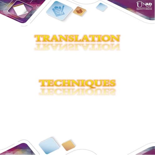 TRANSLATION TECHNIQUES Unit 1 Task 1,2,3,4 | PDF