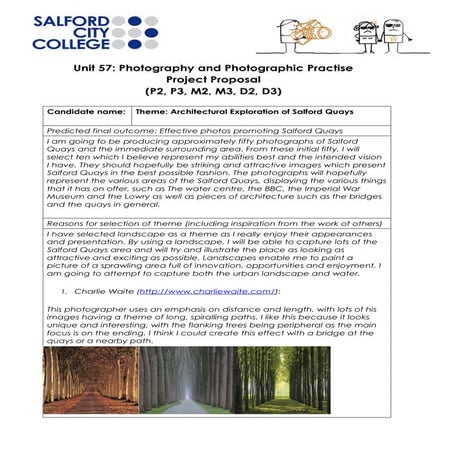 Task 3 photo shoot proposal form