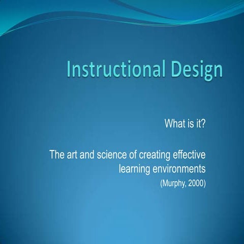 Task 4.3 instructional design