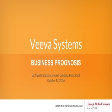 Veeva Systems: Business Prognosis