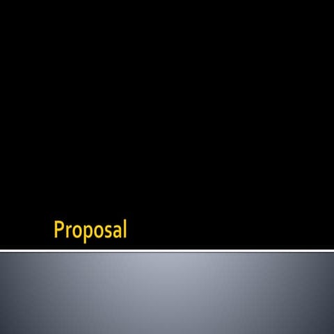 Magazine production proposal