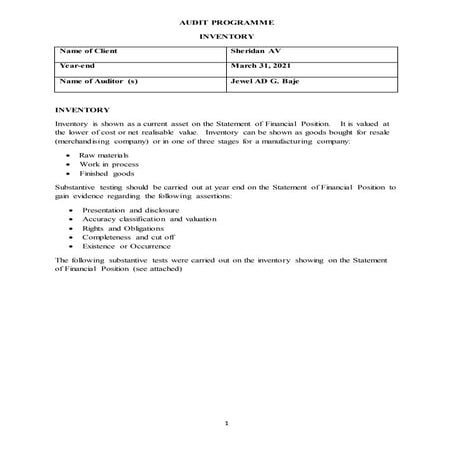 Task 5 inventory audit programme_v2