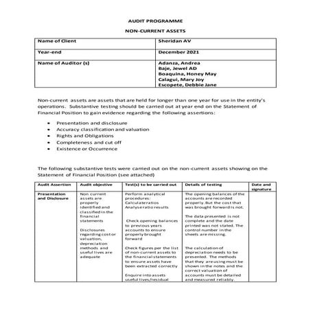 Task 5 noncurrentasset programme v2