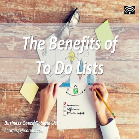 The Benefits of To-Do Lists