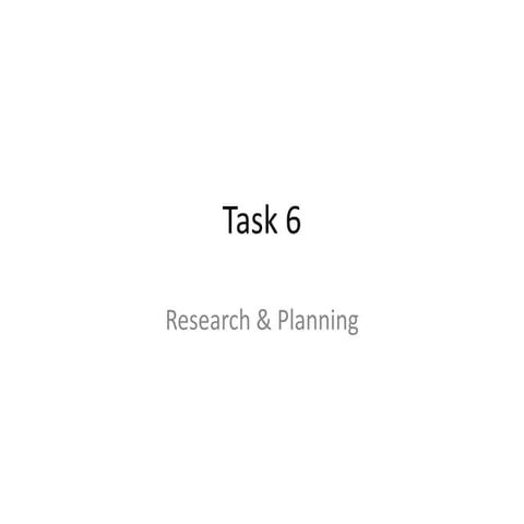 Task 6 brief overview of everythingngngn