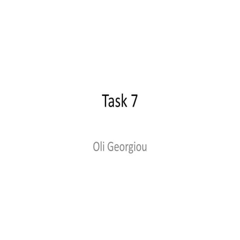 Task 7 