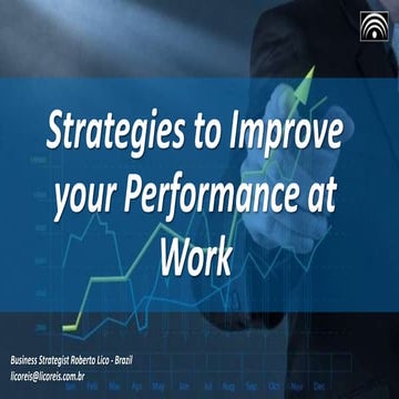 Strategies to Improve your Performance at Work