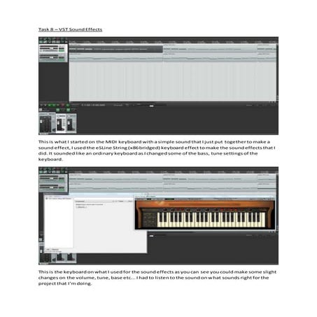 Task 8   vst recording