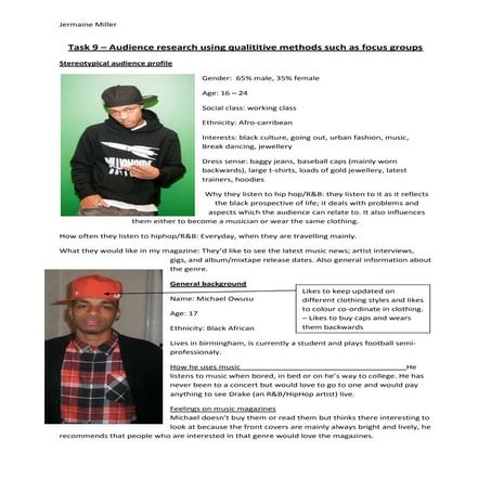 Mise en-scene for hip-hop and rap music magazines | DOCX