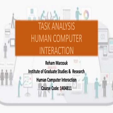 Task analysis