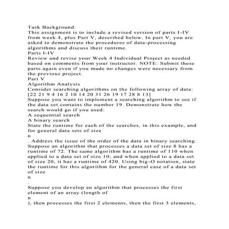 Task Background This assignment is to include a revised version o.docx