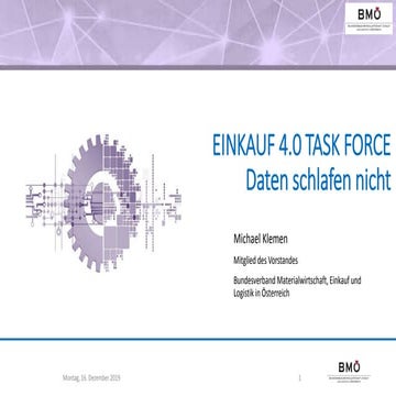 Task Force Einkauf4.0 Klemen 28 nov 2019 
