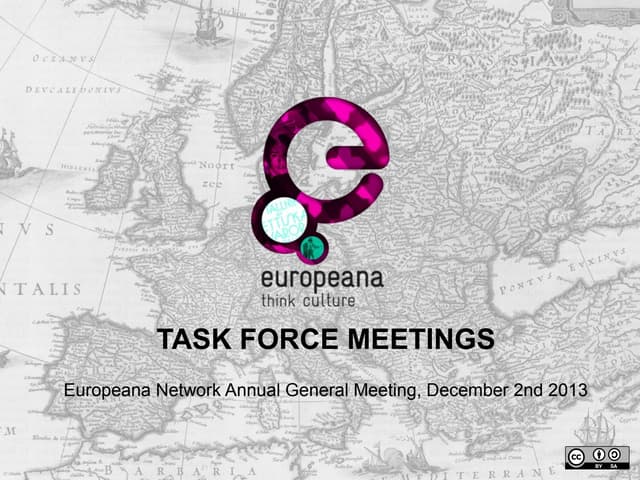 AGM 2013 Task Force meetings