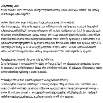 Task four fmp planning and production primer