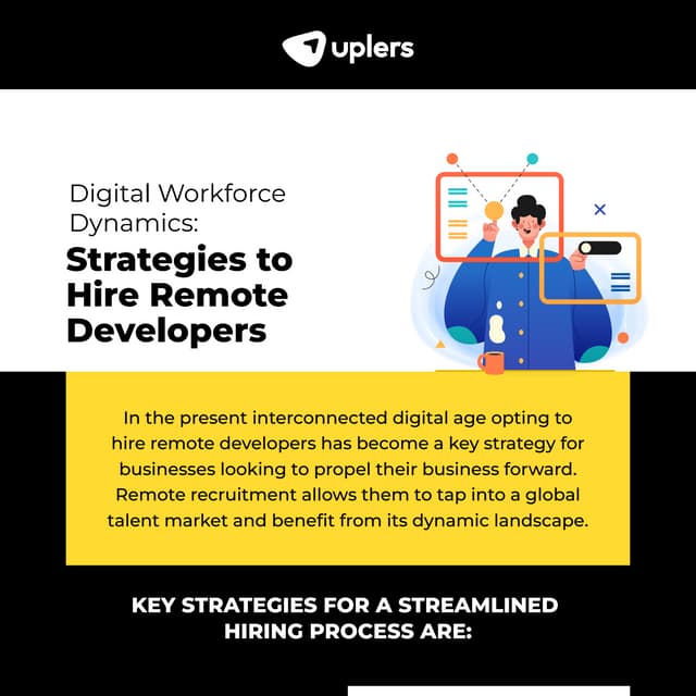 Illustration of Remote Team Recruitment Strategies