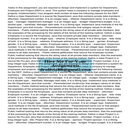 Tasks In this assignment you are required to design and imp.pdf