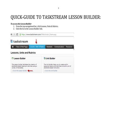 Lesson Builder Guide