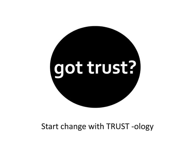 Taste of TRUST -ology: LKNOW-DO-BE Gap