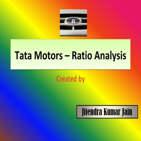 Tata Motors – Ratio Analysis