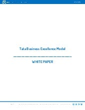 Tata business excellence model