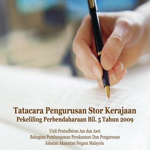 Tatacara Pengurusan Stor 