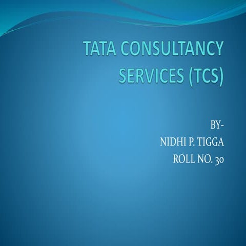 Tata consultancy services (tcs)