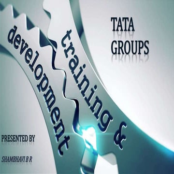 Tata groups training md development