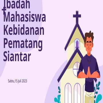 TATA Ibadah mahasiswa lagi rohani dan ibadah | PPTX