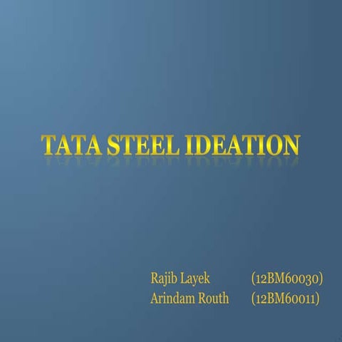 Tata ideation