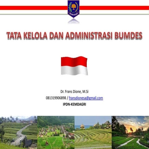 Tata kelola dan administrasi Bumdes   