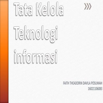 Tata kelola teknologi informasi