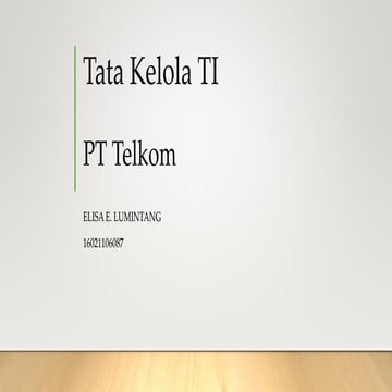 Tata kelola ti (pt. telkom)