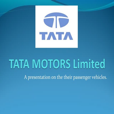 Tata motors - Consumer Buyer Behavior