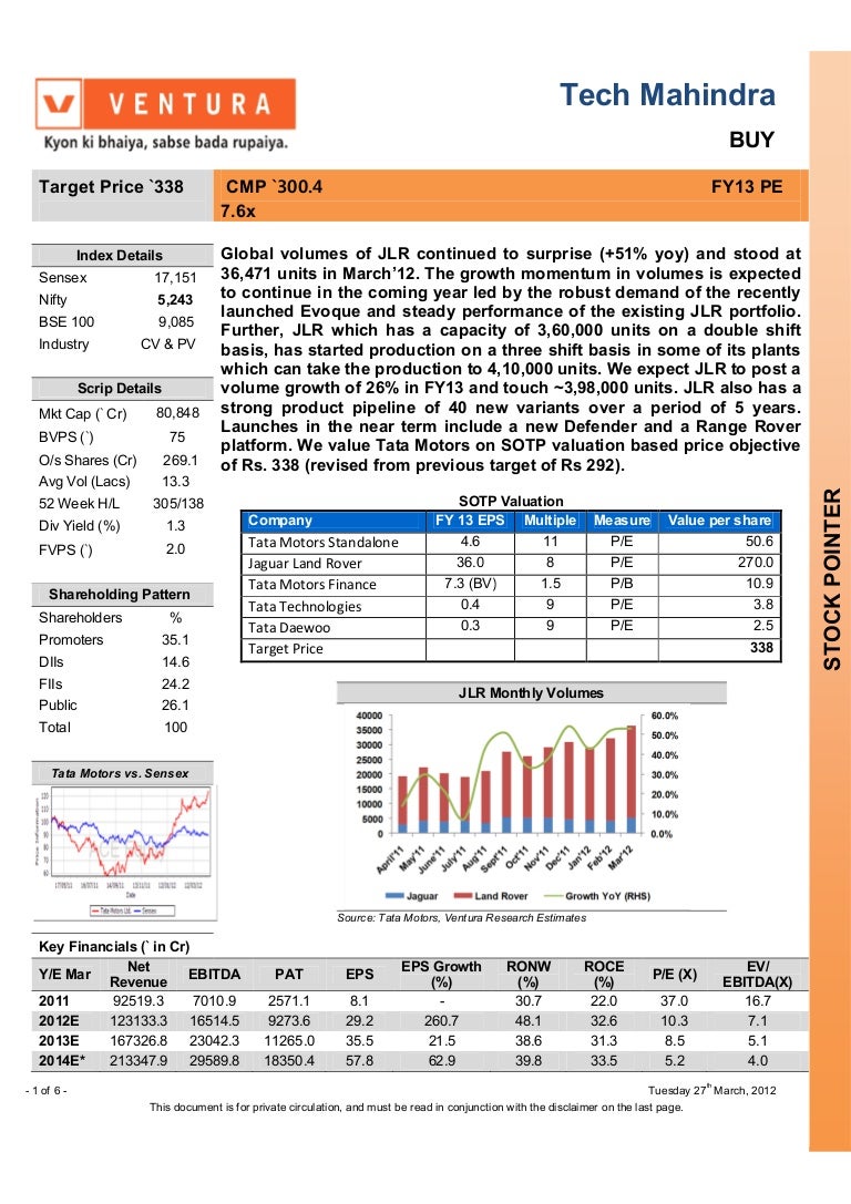 Tata motors update