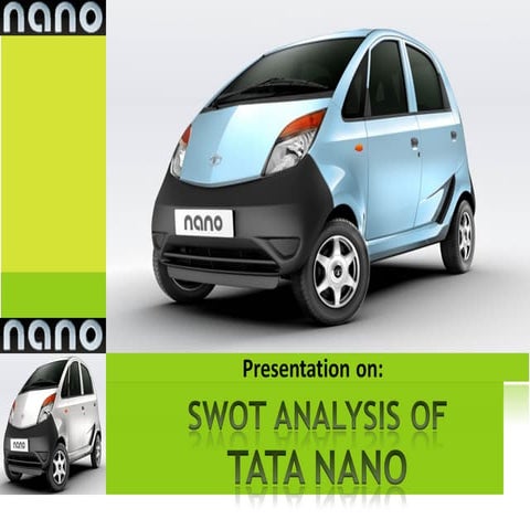 Tata Nano Environmental SWOT