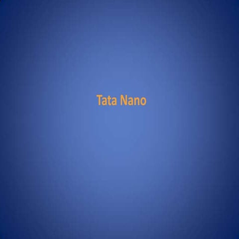 Tata nano
