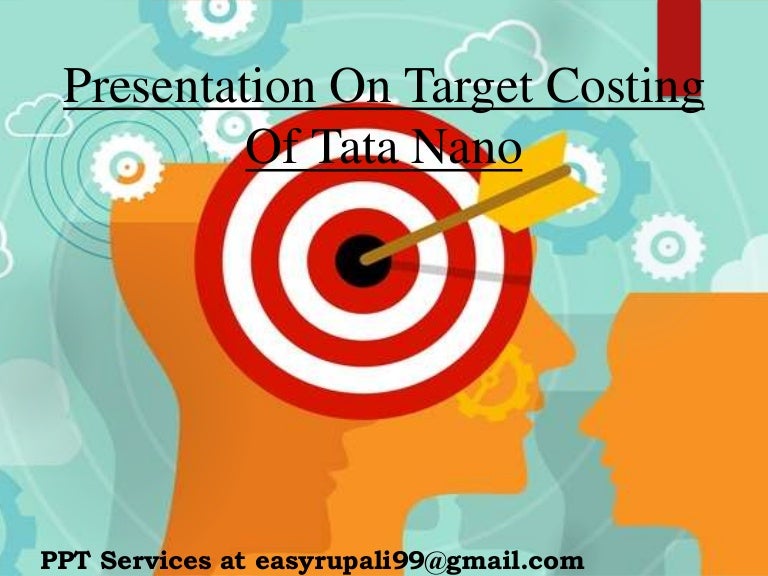 Target Costing Tata Nano