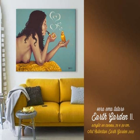 Earth Garden II. - artwork by Vera Ema Tataro